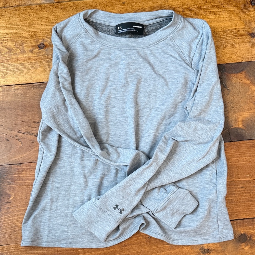 Under Armour Heather Gray Long Sleeve Top